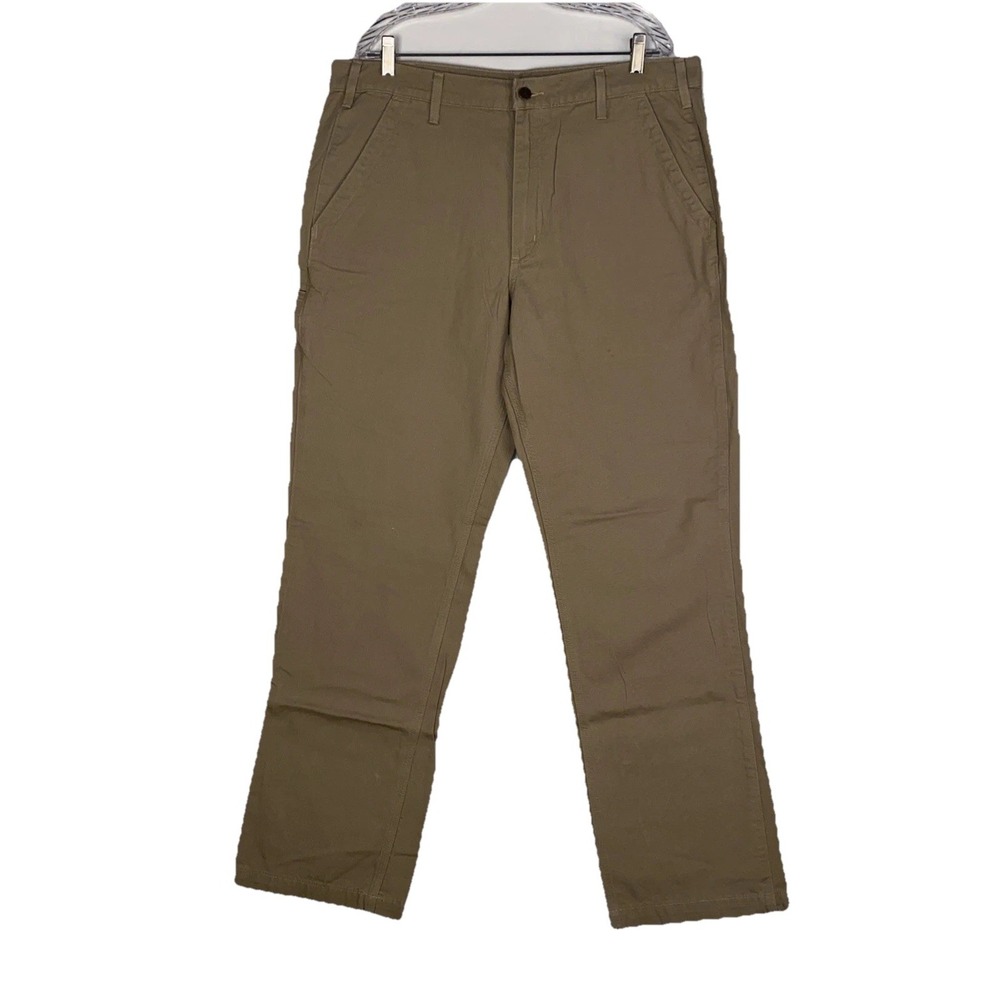 Carhartt Mens Relaxed Fit Rugged Flex Canvas Work Pants Jeans size 38x34